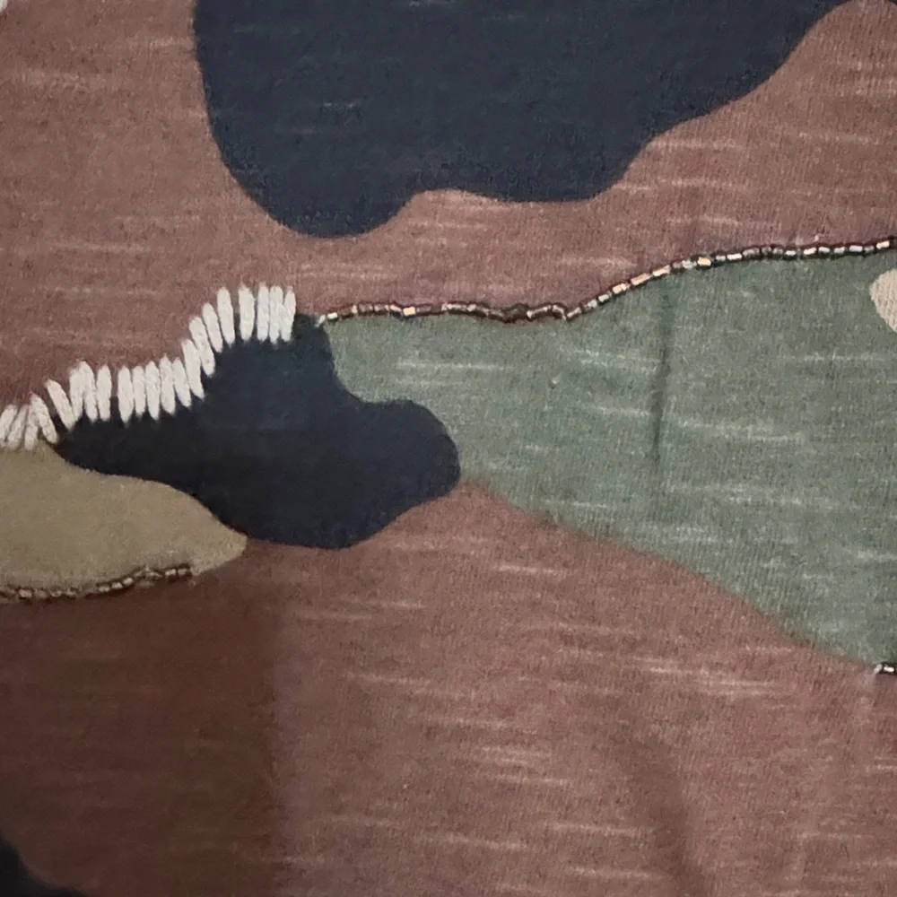 Polo Ralph Lauren Camouflage T-Shirt Dress with beading and embroidery size xl - Picture 3 of 4